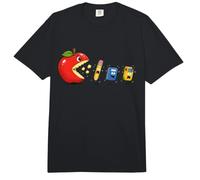 Dibujos Animados Gigante Apple Comiendo Suministros Comfort Colors Adult Heavyweight T-Shirt