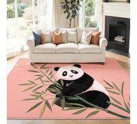 Dibujos Animados Infantiles Animales Alfombra, Multicolor Alfombra de Franela Suave, Antideslizante y Lavable para Sala de Estar, Dormitorio y habitación Infantil 160 x 230 cm