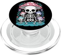 Dibujos Animados Kawaii Esqueleto Cabeza Hongo Halloween Cottagecore PopSockets PopGrip para MagSafe