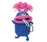 Dibujos animados labios gruesos Monstruo Key bolsa tipo jalar funda de coche de punto monedero soporte para ama de llaves de casa fácil de usar accesorios de moda ligeros, フリーサイズ