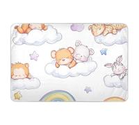 Dibujos animados lindo Koala niño pequeño resistente al agua Potty formación hojas cubierta a prueba de fugas secado rápido incontinencia almohadillas para niños adultos mascotas, 52" L x 34" B