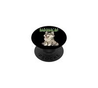 Dibujos Animados Lobo del Himalaya Raza Animal Amante Lindo Lobos PopSockets PopGrip Adhesivo