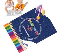 Dibujos animados para colorear libro, Painting Teens Relajation, Compact Boys and Girls Color Toy, 8,27 x 11,22 pulgadas Look and Find Activity for Vacation, Library, Home Use