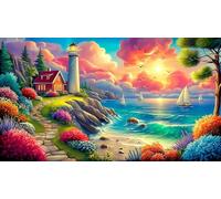 Dibujos Animados-patrón Puzzle de 1000 Piezas para Adultos Juegos educativos clásicos Cartón 100% Reciclado 75x50cm/1000pcs