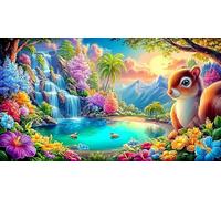 Dibujos Animados-patrón Puzzle de 1000 Piezas para Juguetes Infantiles Juegos estimulantes y mentales Decoración 38x26cm/1000pcs