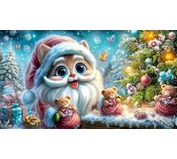 Dibujos Animados-patrón Puzzle de 1000 Piezas Regalos de cumpleaños para niños Mayores Juegos educativos clásicos 38x26cm/1000pcs