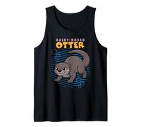 Dibujos Animados Peludo Nutria Raza Amante De Animales Marinos Lindas Nutrias Camiseta sin Mangas