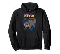 Dibujos Animados Peludo Nutria Raza Amante De Animales Marinos Lindas Nutrias Sudadera con Capucha