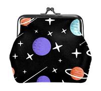 Dibujos Animados Planetas Estrellas Meteor patrón monederos Carteras Vintage Bolsa Bolsas para Regalo