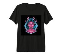 Dibujos Animados Sexy She-Devil para niña gótica o niña Camiseta Premium