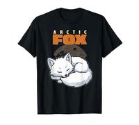 Dibujos Animados Zorro Ártico Raza Animal Amante Lin Camiseta