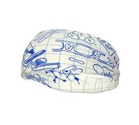 Dibujos de biología en forma de corazón. Cintas para el cabello para hombres y mujeres. Diadema para correr. Cinta para el gimnasio que absorbe el sudor.
