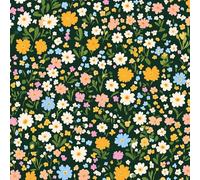 Dibujos Flore Papel Pintado Autoadhesivo Colorido Florale Pelar y Pegar Papel de Pared Adhesivo Muebles Mate Removible Impermeable Wallpaper Decorar Pared Salon Dormitorio Cocina Pegatina 0.3x3 m