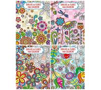 Dibujos para colorear, 8 ejemplares diferentes, Modelos aleatorios
