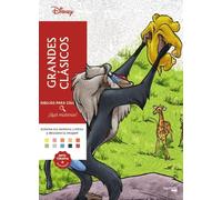 Dibujos para colorear, ¡qué misterio! Grandes clásicos (Hachette HEROES - DISNEY - Arteterapia)