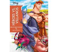 Dibujos para colorear, ¡qué misterio! Héroes vs.Villanos (Hachette HEROES - DISNEY - Arteterapia)