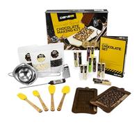 DIBYS Kit para Hacer Chocolate para Niños y Adultos | DIY Set con 12 Toppings Naturales | Idea de Regalo Creativo para Cumpleaños y Navidad | Fábrica de Chocolate | Juego de Artesanía