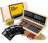 DIBYS Mini Kit Whisky para Regalar | 12 Especias para Cócteles | Con 4 Tarjetas de Recetas, Léxico y Elegante Caja | Set de Regalo para Hombres y Mujeres | Juego Hacer Whiskey Infusión en Casa