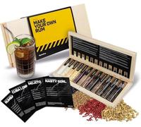 DIBYS Mini Ron Kit de Especias | 12 Botánicos para Infusión y Preparación de Cócteles | Con 4 Recetas, Léxico y Elegante Caja | Set de Regalo para Hombres y Mujeres | Juego Hacer Ron en Casa