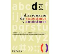 DICC.SINONIMOS Y ANTONIMOS (SIN COLECCION)