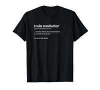 Diccionario Conductor de Tren Divertido Ferrocarril Camiseta