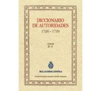Diccionario De Autoridades (tomo Iii) 1726-1739