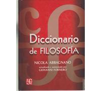 Diccionario De Filosofia (Filosofia (fce))
