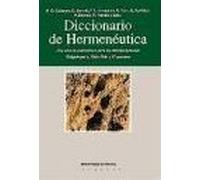 Diccionario de hermenéutica : una obra interdisciplinar para las ciencias humanas