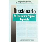 Diccionario de literatura popular española