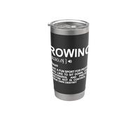 Diccionario de Remo Remo Amante del Remo Vaso térmico de acero inoxidable de doble pared