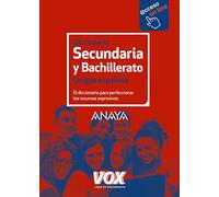 Diccionario de Secundaria y Bachillerato (Vox - Lengua Española - Diccionarios Escolares) - 9788499742243