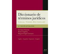 Diccionario de términos jurídicos: A Dictionary of Legal Terms. Inglés-Español / Spanish-English (Ariel Derecho)