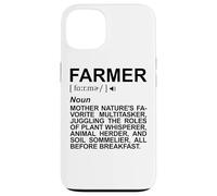 Diccionario del Agricultor Agricultor Carcasa para iPhone 13