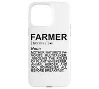 Diccionario del Agricultor Agricultor Carcasa para iPhone 15 Pro MAX