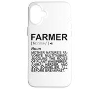 Diccionario del Agricultor Agricultor Carcasa para iPhone 16 Plus