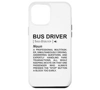 Diccionario del Conductor de autobús Transporte Escolar Carcasa para iPhone 12 Pro MAX