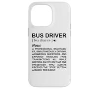 Diccionario del Conductor de autobús Transporte Escolar Carcasa para iPhone 14 Pro MAX