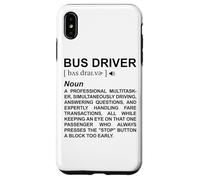 Diccionario del Conductor de autobús Transporte Escolar Carcasa para iPhone XS MAX