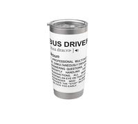 Diccionario del conductor de autobús Transporte escolar Vaso térmico de acero inoxidable de doble pared