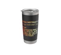 Diccionario del Instructor de Yoga Relajación Vaso térmico de acero inoxidable de doble pared