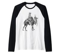 Diccionario Demonio Gomory Infernal Camiseta Manga Raglan