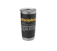Diccionario disciplina Definición Lo que más quieres Vaso térmico de acero inoxidable de doble pared