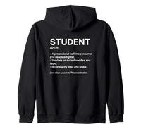 Diccionario Estudiante Definición Humor Académico Sudadera con Capucha
