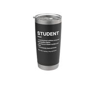Diccionario Estudiante Definición Humor Académico Vaso térmico de acero inoxidable de doble pared