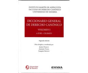 DICCIONARIO GENERAL DE DERECHO CANONICO (OBRA COMPLETA) (SIN COLECCION)