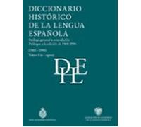 Diccionario Histórico De La Lengua Española (tomos I A X)