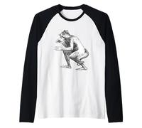 Diccionario humanoide Leopardo de Flauro Infernal Camiseta Manga Raglan