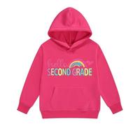Diccionario Medico Sudadera con Capucha y cordón para niñas, para la Temporada Escolar, con Estampado de Dibujos Animados, Manga Larga, con Bolsillo, Ropa de Abrigo Informal y Sudadera (3-4 Years)