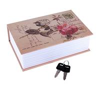 Diccionario Secret Cash Safe Box Bible Safe Storage Box con llave de seguridad (Rose Diary Type) Caja fuerte para libro de secuestro Other Living Appliances Other Living Appliances