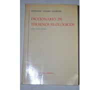 Diccionario terminos filologicos: Tercera edicion corregida: 905 (DICCIONARIOS)
